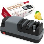4 en 1 aiguiseur couteaux �lectrique pour les couteaux � lame droite, dentel�s et c�ramiques, ainsi que ...