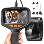 4. 3  camera endoscopique, 1080 hd camera inspection canalisation avec 8 led r�glables, ip67 �tanche ...