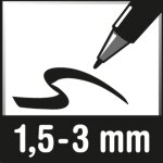 4 - 360 - 8 - s2999 set de marqueurs pour tableau blanc noir, rouge, bleu, vert, orange, marron, violet ...