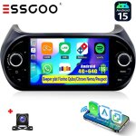 4 + 64g 7  pour citro�n nemo peugeot bipper fiat fiorino autoradio android 15 gps rds navi wifi �cran ...