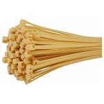 4. 8 mm x 250 mm attaches de cble, beige serre cbles nylon, collier de serrage, colliers serre - cable ...