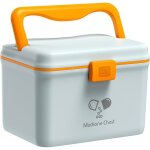 4, 8l bo�te � m�dicaments, portable � deux couches avec poign�e de transport, armoire � pharmacie, bo�te ...