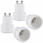 Beijiyi - 4 adaptateur de douille - convertisseur douilles gu10 vers e14 - adaptateur de support de lampe ... Beijiyi - 4 adaptateur de douille - convertisseur douilles gu10 vers e14 - adaptateur de support de lampe ...