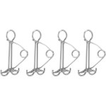 4 ancres de store serre - corde piquets spirale pour camping bateau randonn�e tente