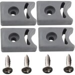 Csparkv - 4 bute de porte de douche avec vis jeux de bute de porte coulissante de remplacement pr ...