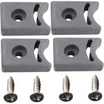 4 but�e de porte de douche avec vis jeux de but�e de porte coulissante de remplacement pr� - perc�e bloc ...