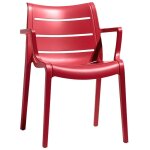 Scab - 4 chaises design de jardin - sunset - lot de 4 - deco