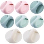 4 couleurs) 8 pi�ces poignee porte coulissante auto adh�sif, poign�e baie vitr�e, poign�e de porte d'armoire, ...