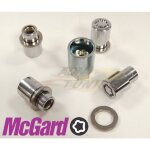 Mcgard - 4 ecrous antivol 12x150 l35mm plats cle 21 - 21156su - 516039