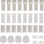 4 ensembles de 32 pices accessoires de rideau de store, pices de perte de remplacement de rideau pliss ...