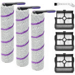 4 filtres brosse � rouleaux de pi�ces de rechange pour rowenta x - clean 10, pour narwal s20 pro accessoires ...
