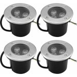 4 pack 3w ip65 spot led encastré extérieur 270 lumen rond led terrasse downlight lampe d'éclairage de ... 4 pack 3w ip65 spot led encastré extérieur 270 lumen rond led terrasse downlight lampe d'éclairage de ...