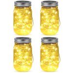 4 pack de lampes solaires pour pot en pierre, 30 led, luminaire suspendue, étanche, pour terrasse, jardin, ... 4 pack de lampes solaires pour pot en pierre, 30 led, luminaire suspendue, étanche, pour terrasse, jardin, ...