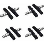 4 paires patins de freins, v brake pads, patins de freins de v�lo, fabriqu� en caoutchouc et en m�tal, ...