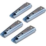 4 paires de supports muraux de t�te de lit, connecteurs de meubles suspendus connecteur de canap� segment� ...