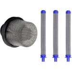 4 pcs 288716 cr�pine d'aspiration d'entr�e et 288749 airless machine filter combinaison adapt�e pour ...