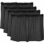 4 pcs 75 x 50cm rideaux pare - soleil pour fen�tre lat�rale de voiture magn�tique, noir - fei yu