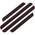 4 pcs barres de seuil de porte voiture plaque de seuil protecteurs autocollant voiture film adh�sif pour ...