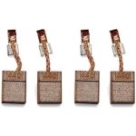 4 pcs convient pour la brosse � charbon makita cb - 440, compatible makita bdf 452 rfe, bhp 440 rfe, ...
