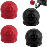 4 pcs cache boule attelage prot�ge, 50mm cache boule attelage, couverture � boule d'attelage remorque, ...