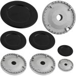 4 pcs chapeaux de br�leurs, br�leur cuisini�re � gaz, chapeau de couronne de br�leur � gaz, pour plaques ...