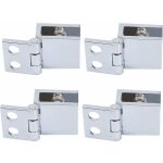 Ensoleille - 4 pcs charnière en verre clip pince pinces charnière de porte en verre installation facile ... Ensoleille - 4 pcs charnière en verre clip pince pinces charnière de porte en verre installation facile ...
