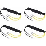 4 pcs moto led flasher 12v led moto clignotant indicateur rsistance adaptateur pour moto auto bicyclette ...