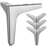 4 pcs pieds de meubles en m�tal, 6' 15cm pieds de meubles triangulaires pour meuble canap� table basse ...
