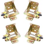 4 pcs pied table rabattable, cadre de support pliable, charni�res autobloquantes, mat�riel de charni�re ...