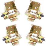 4 pcs pied table rabattable, cadre de support pliable, charni�res autobloquantes, mat�riel de charni�re ...