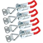 4 pcs pince � loquet bascule antirouille loquets � bascule r�glable grenouill�re � levier 100kg de charge ...
