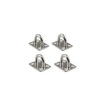 Roleader - 4 pcs plaque  oeillet 6mm pontet marine en acier inoxydable 304 plaque  oeillet durable ...