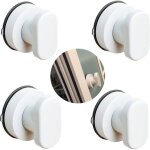 4 pcs poign�e de porte � ventouse pour tiroir porte vitr�e salle de bain r�frig�rateur poignee de traction ...