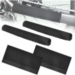 4 pcs protecteurs de cadre de v�lo prot�ge - base chainstay autocollants de cha�ne de garde noir protection ...