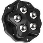 A 4 pcs roulettes pour meubles. 4 roulettes � 5 billes chacune, capacit� 300kg, avec adh�sif et vis. ...