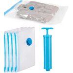 4 pcs sacs de rangement sous vide voyage sous vide housse sous vide r�utilisable sac compression sous ...