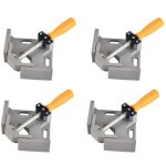 4 pcs serre joint angle 90 �, xu, etau d'angle alliage d'aluminium, pince de soudage d'angle avec m�choire ...
