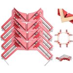 4 pcs serre joints � angle droit de 90 degr�s, serre joint angle droit pince angle droit presse cadre ...