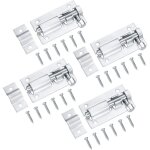 4 pcs verrou de porte, loquet porte coulissante, serrure porte coulissante, serrure de porte, boulons ...