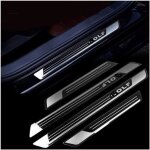 4 pcs voiture seuils porte, pour golf 7 mk7 2011 - 2018 voiture p�dale threshold bar antid�rapant anti ...