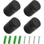 4 pi�ces acier inoxydable publicit� vis verre standoff fixations boulons vis publicitaires, support d'entretoi ...