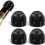 Rapanda - 4 pi�ces bouchons de bouteille de champagne, bouchons de bouteille de vin rotatifs en silicone, ...