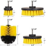 4 pi�ces brosse de nettoyage perceuse �lectrique - �purateur �lectrique pour brosse de nettoyage pour ...