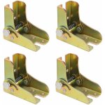 Zvd - 4 pices charnires de pied de table pliante - raccord de jambe pliable pour meubles  mcanisme ...