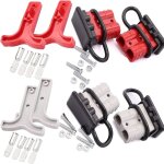 4 pi�ces connecteur de batterie prise 50a, connecteur de batterie � connexion rapide 50a 600v prise de ...