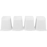 4 pi�ces contremarches de meubles 6 pouces soulever trap�ze l forme haut anti - d�rapant lit canap� contremarc ...