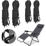 4 pi�ces corde remplacement �lastiques pour chaise longue transat pliante inclinable chaise fauteuil ...