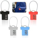 4 pi�ces, couleur) cadenas � code � 3 chiffres, cadenas pour valise, cadenas en forme de t - shirt, adapt� ...