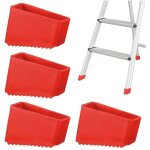 4 pi�ces couvre - pieds d'�chelle polyvalents couvre - jambes antid�rapants coussinets de pied en caoutchouc ...