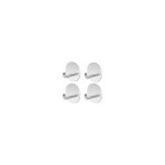 4 pices crochet adhesif mural acier inox, accroche serviette salle de bain patres crochet mural sans ...